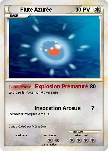 Pokemon Flute Azurée