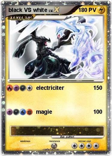 Pokemon black VS white