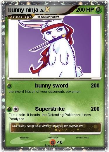 Pokemon bunny ninja