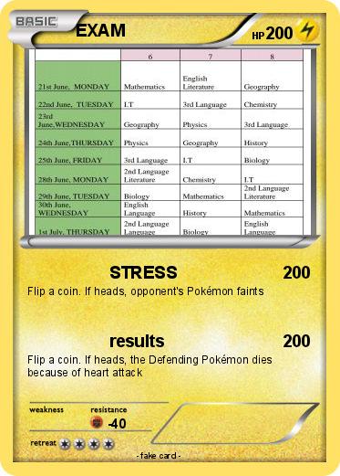 Pokemon EXAM