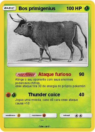 Pokemon Bos primigenius