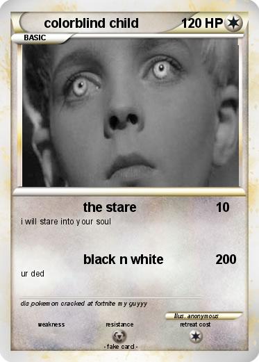 Pokemon colorblind child