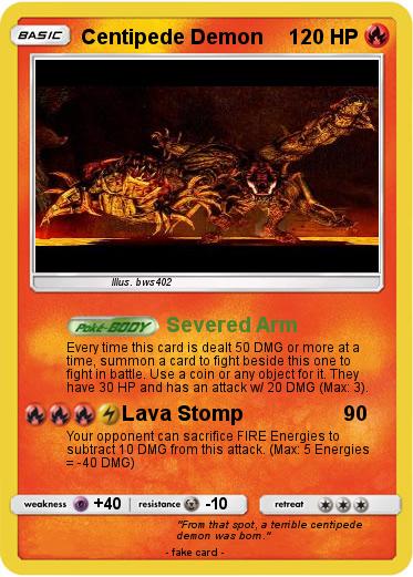 Pokemon Centipede Demon