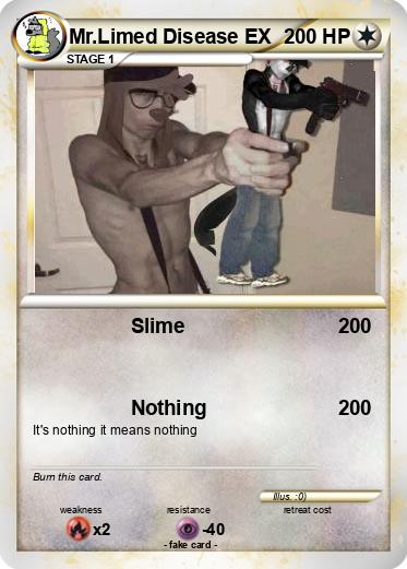 Pokemon Mr.Limed Disease EX