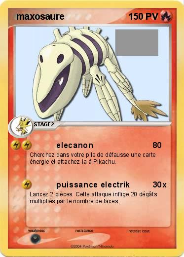 Pokemon  maxosaure
