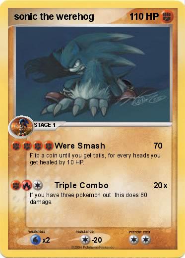 Pokemon sonic the werehog