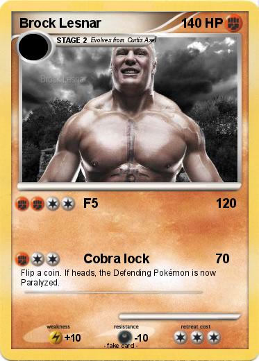 Pokemon Brock Lesnar