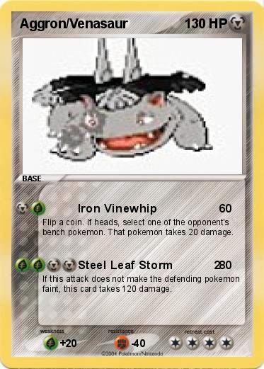 Pokemon Aggron/Venasaur
