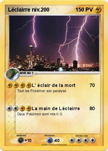 Pokemon Léclairre niv.200