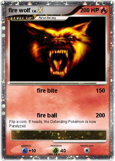Pokemon fire wolf