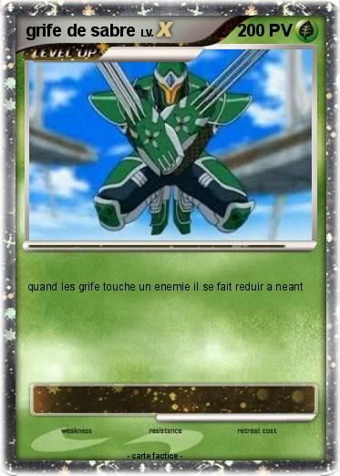 Pokemon grife de sabre