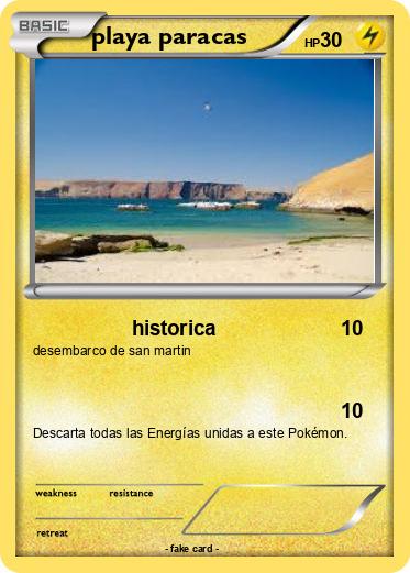 Pokemon playa paracas
