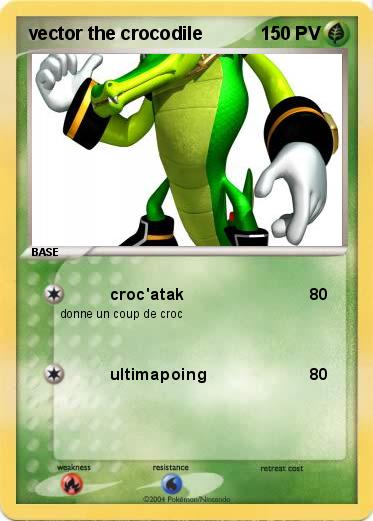 Pokemon vector the crocodile