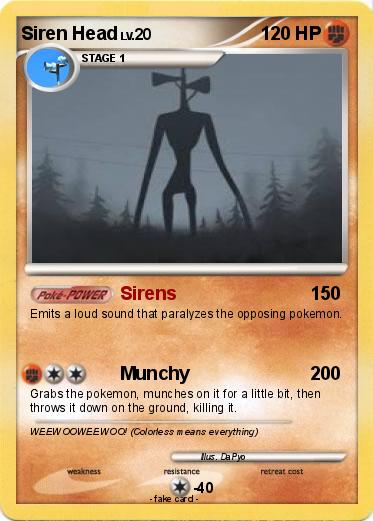 Pokemon Siren Head