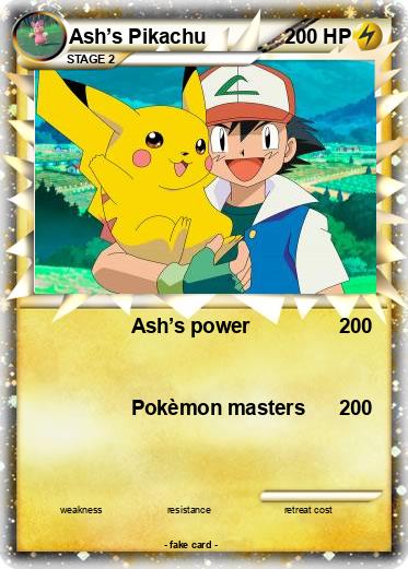 Pokemon Ash’s Pikachu