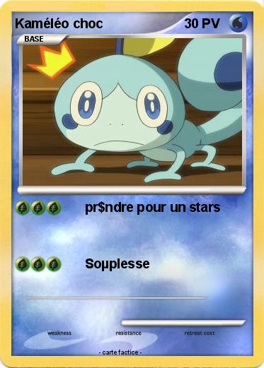 Pokemon Kaméléo choc