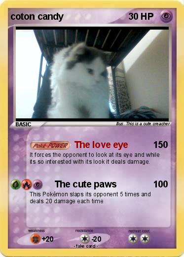 Pokemon coton candy