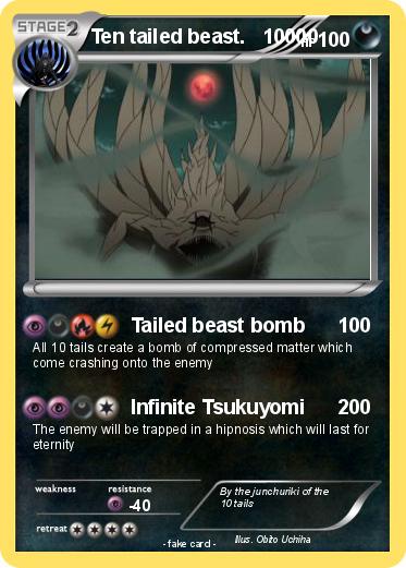 Pokemon Ten tailed beast.   10000