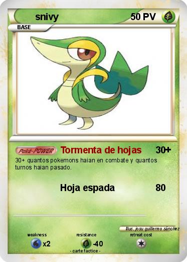Pokemon snivy