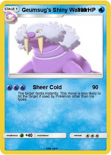 Pokemon Geumsug's Shiny Walrein