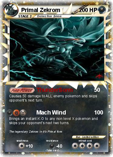 Pokemon Primal Zekrom