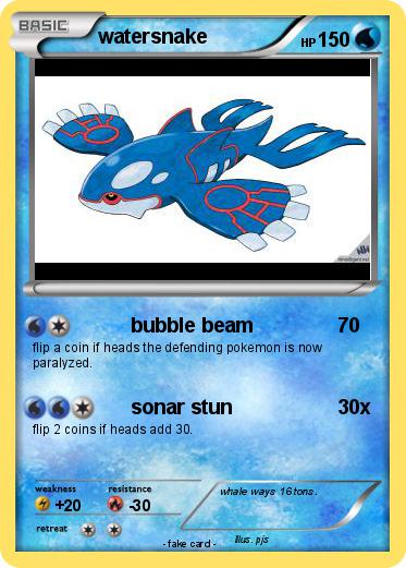 Pokemon watersnake