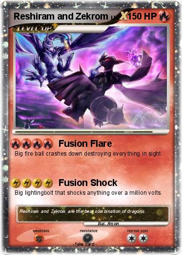 Pokemon Reshiram and Zekrom