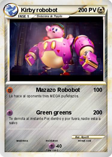 Pokemon Kirby robobot