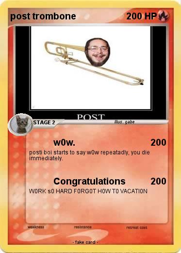 Pokemon post trombone
