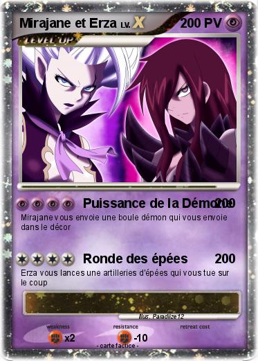 Pokemon Mirajane et Erza