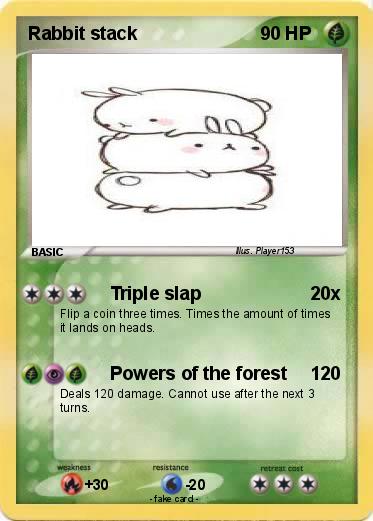 Pokemon Rabbit stack
