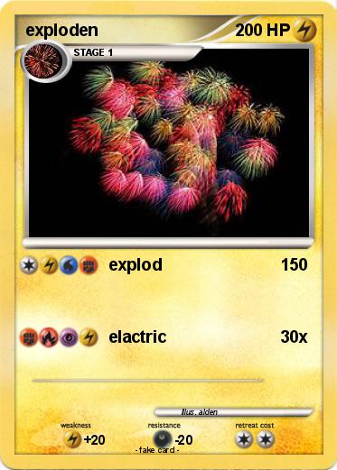Pokemon exploden