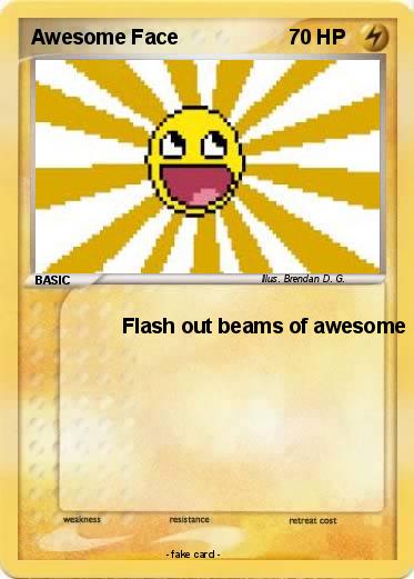 Pokemon Awesome Face