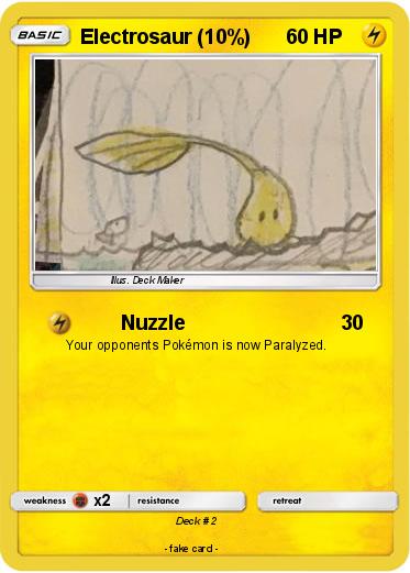 Pokemon Electrosaur (10%)