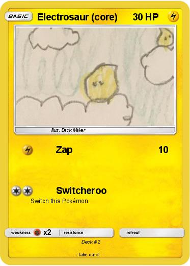 Pokemon Electrosaur (core)