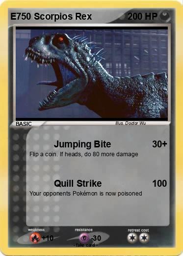 Pokemon E750 Scorpios Rex