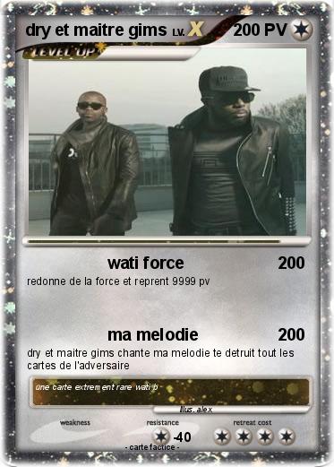 Pokemon dry et maitre gims