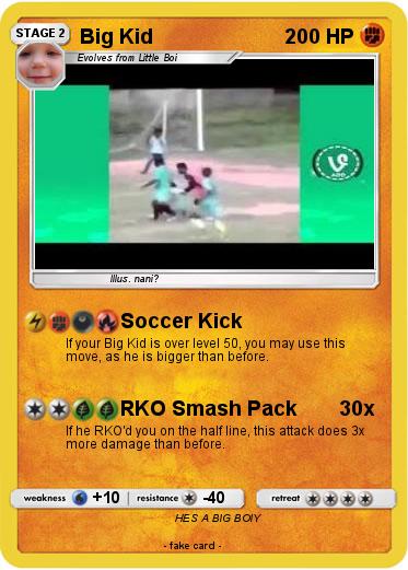 Pokemon Big Kid