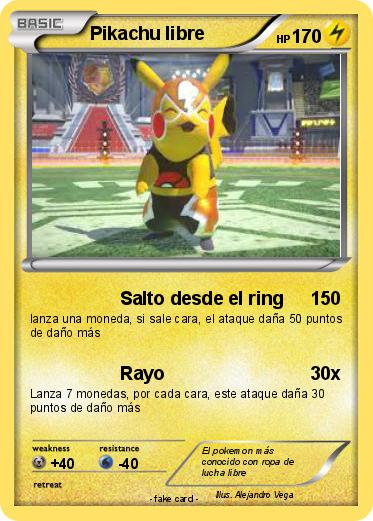 Pokemon Pikachu libre