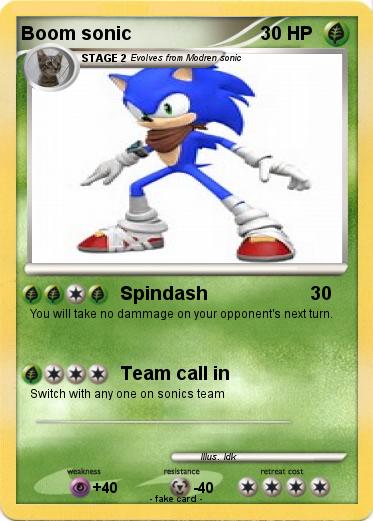 Pokemon Boom sonic