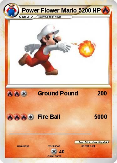 Pokemon Power Flower Mario 5