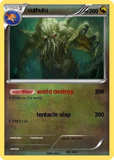 Pokemon cuthulu