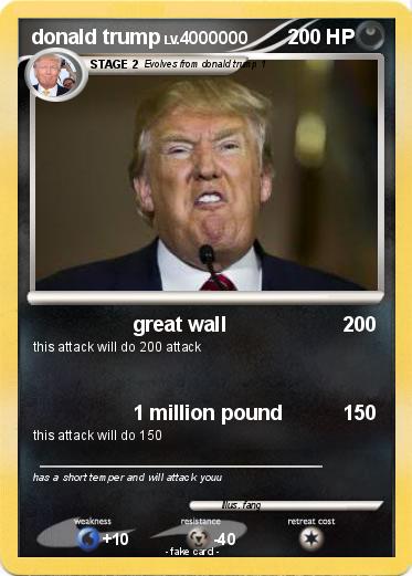 Pokemon donald trump
