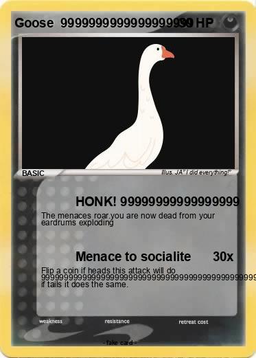 Pokemon Goose  9999999999999999999