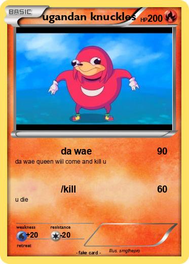 Pokemon ugandan knuckles