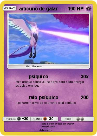 Pokemon articuno de galar
