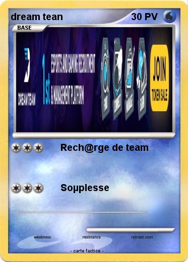 Pokemon dream tean