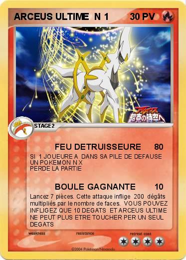 Pokemon ARCEUS ULTIME  N 1 