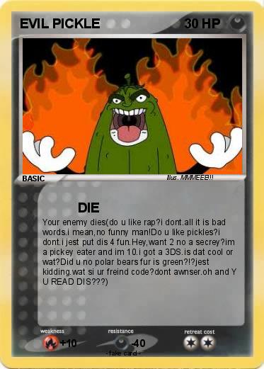 Pokemon EVIL PICKLE