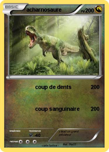 Pokemon acharnosaure